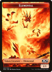 Elemental // Satyr Double-Sided Token [Challenger Decks 2020 Tokens] MTG Single Magic: The Gathering    | Red Claw Gaming