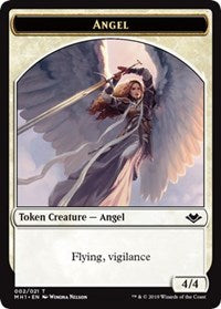 Angel (002) // Elemental (008) Double-Sided Token [Modern Horizons Tokens] MTG Single Magic: The Gathering    | Red Claw Gaming
