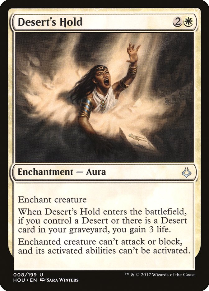 Desert's Hold [Hour of Devastation] MTG Single Magic: The Gathering    | Red Claw Gaming