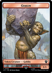 Goblin // Wraith Double-Sided Token [The Lord of the Rings: Tales of Middle-Earth Commander Tokens] MTG Single Magic: The Gathering    | Red Claw Gaming