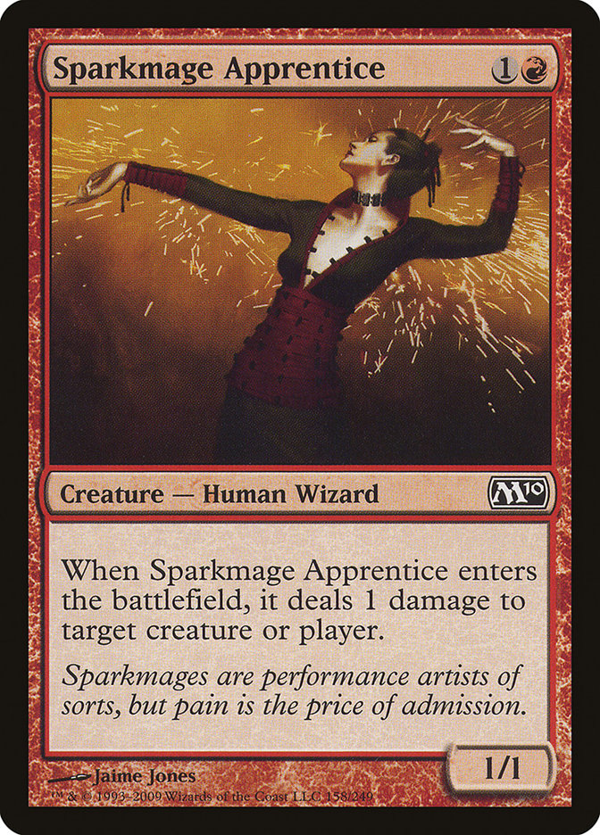 Sparkmage Apprentice [Magic 2010] MTG Single Magic: The Gathering    | Red Claw Gaming