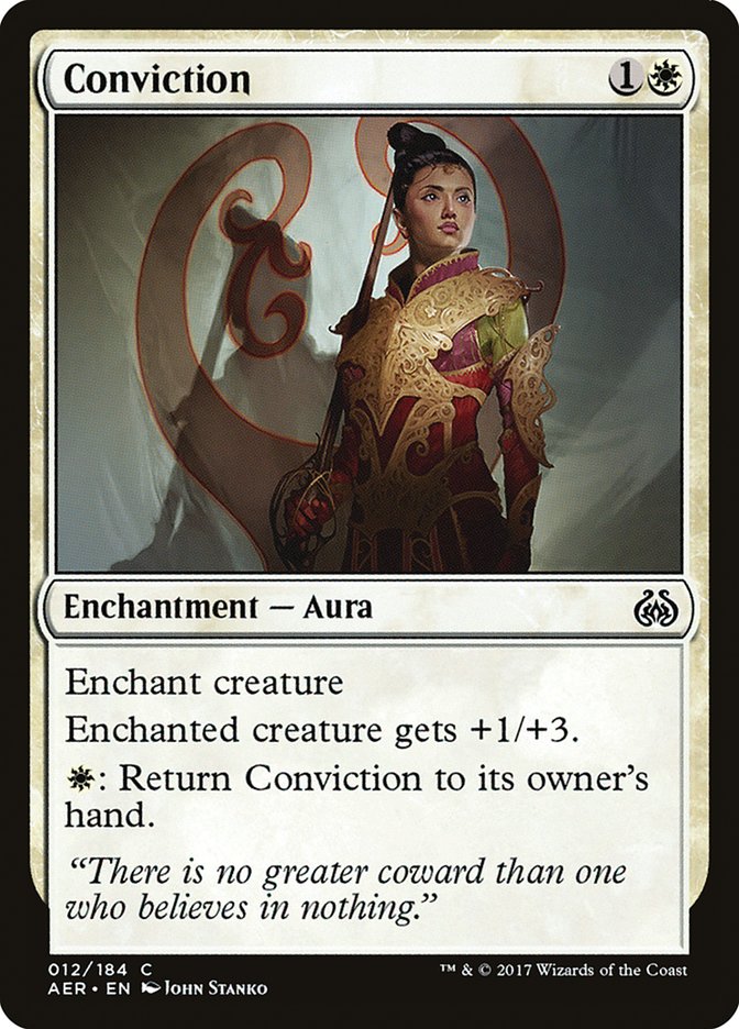 Conviction [Aether Revolt] MTG Single Magic: The Gathering    | Red Claw Gaming