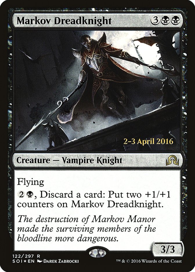 Markov Dreadknight [Shadows over Innistrad Prerelease Promos] MTG Single Magic: The Gathering    | Red Claw Gaming