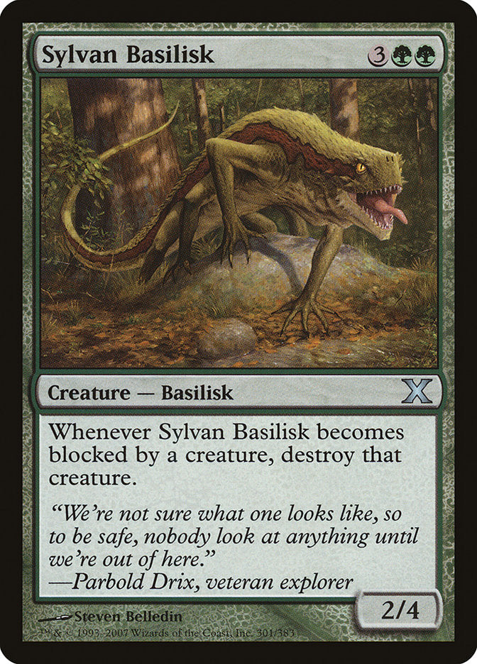 Sylvan Basilisk [Tenth Edition] MTG Single Magic: The Gathering    | Red Claw Gaming