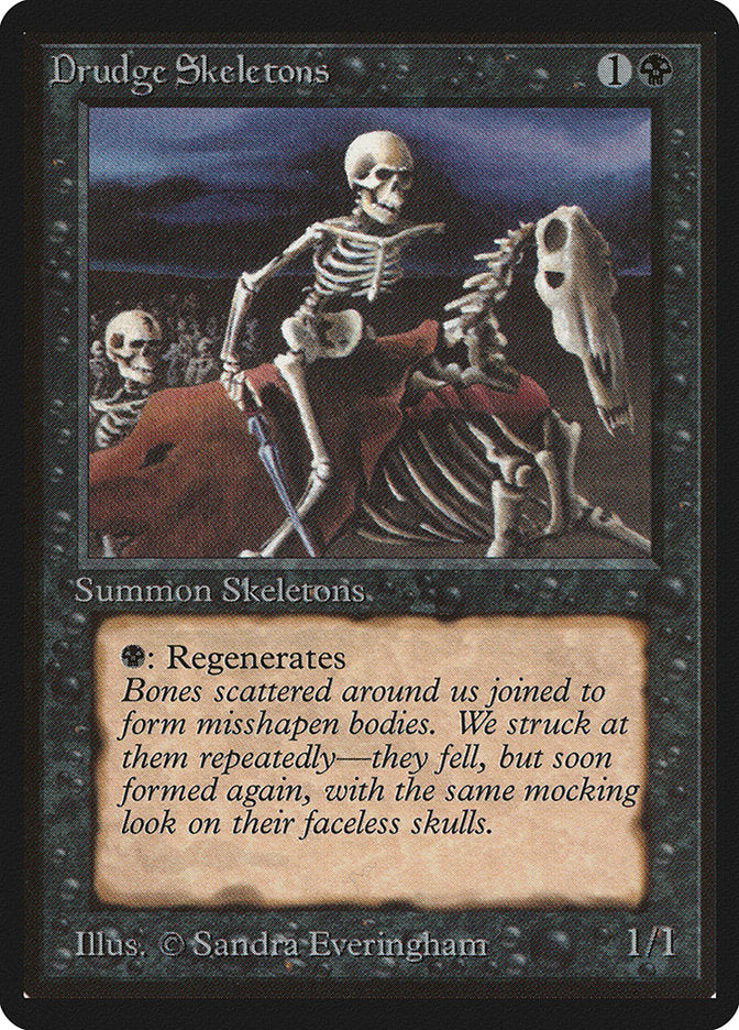 Drudge Skeletons [Beta Edition] MTG Single Magic: The Gathering    | Red Claw Gaming