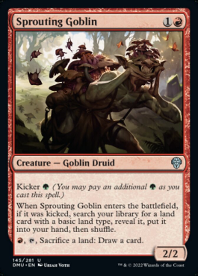 Sprouting Goblin [Dominaria United] MTG Single Magic: The Gathering    | Red Claw Gaming