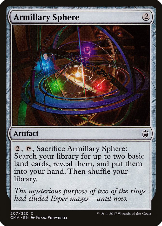 Armillary Sphere [Commander Anthology] MTG Single Magic: The Gathering    | Red Claw Gaming
