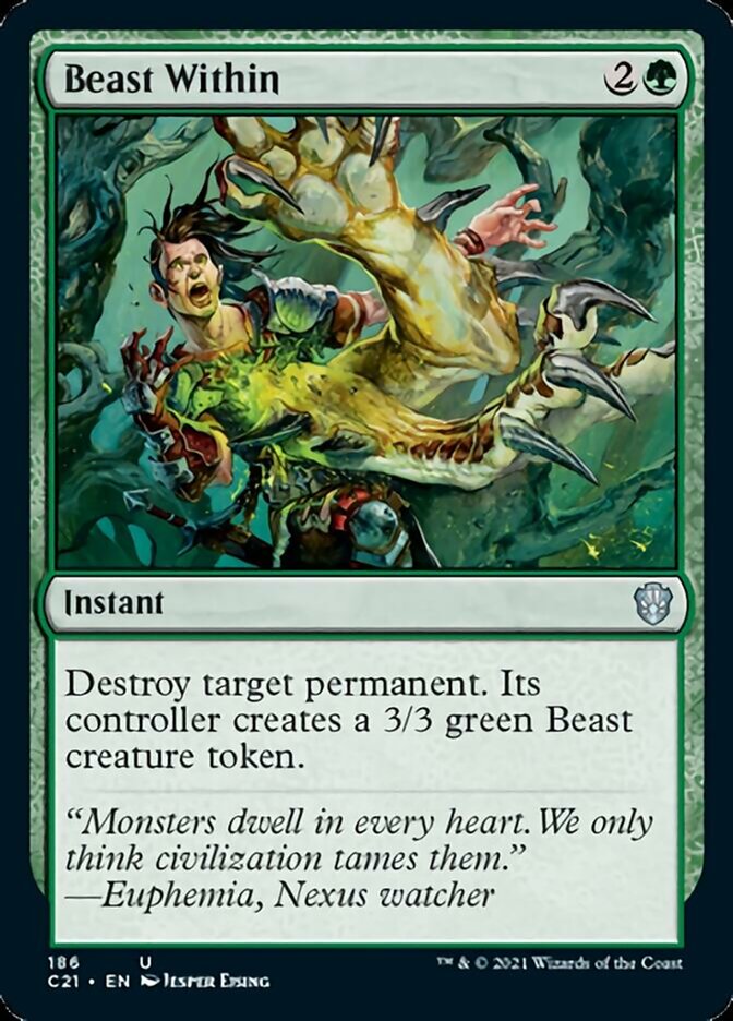 Beast Within [Commander 2021] MTG Single Magic: The Gathering    | Red Claw Gaming