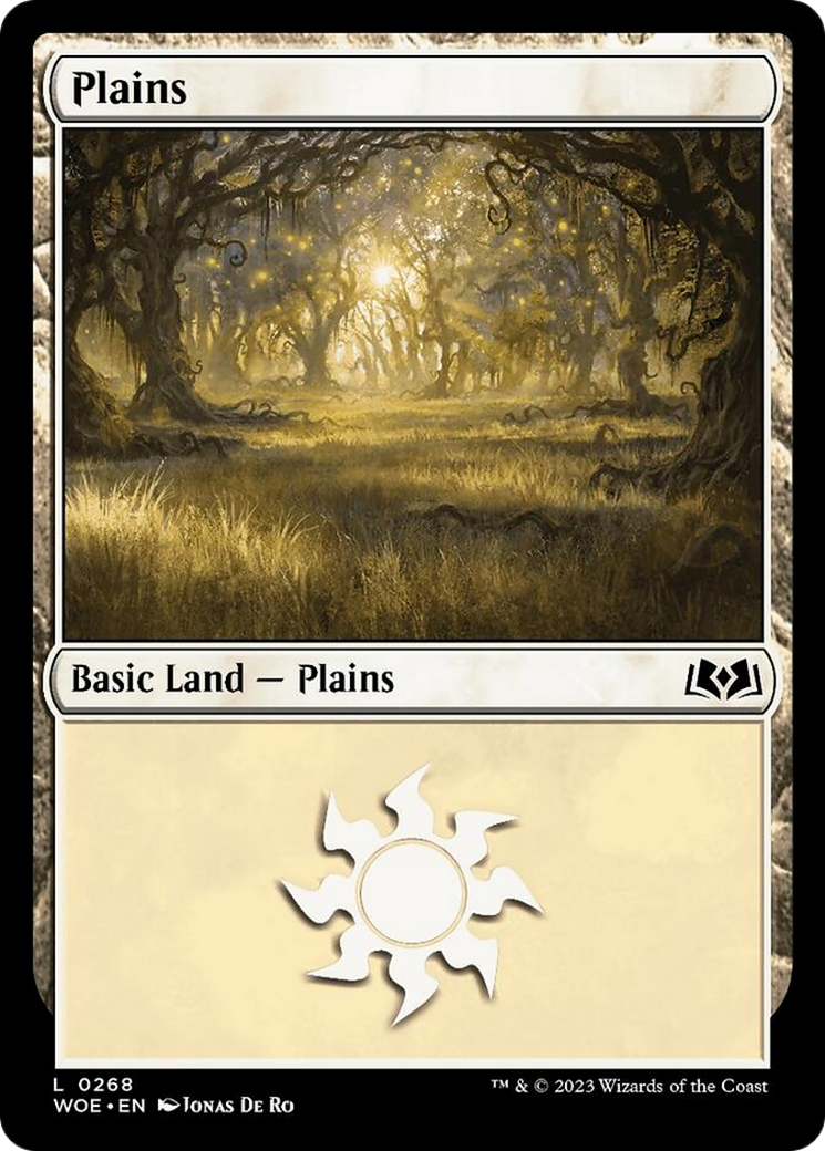 Plains (0268) [Wilds of Eldraine] MTG Single Magic: The Gathering    | Red Claw Gaming