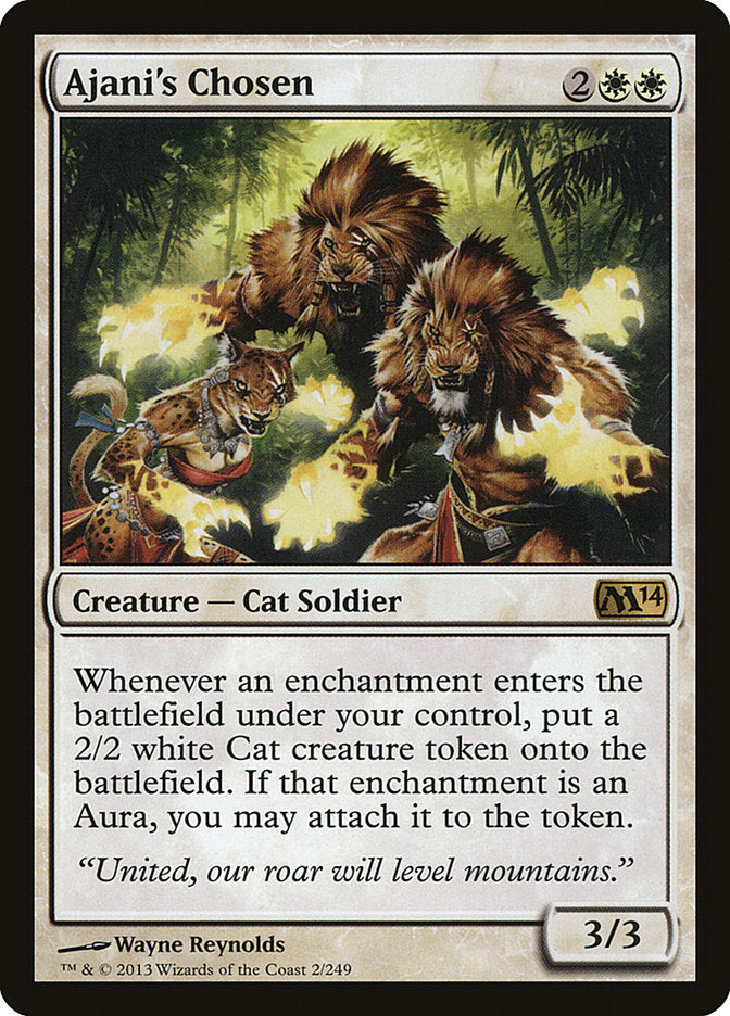 Ajani's Chosen [Magic 2014] MTG Single Magic: The Gathering    | Red Claw Gaming