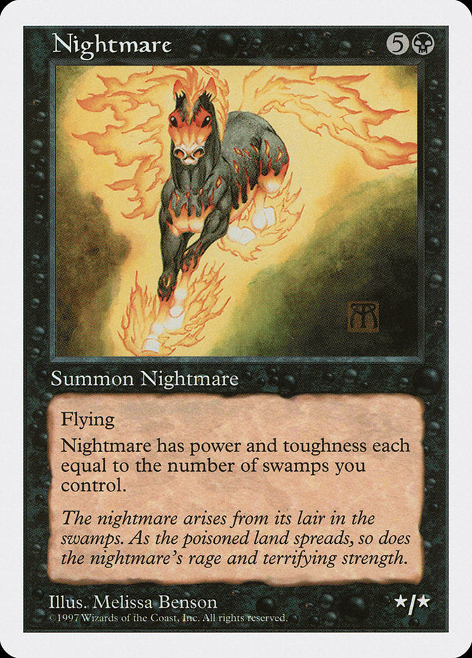 Nightmare [Fifth Edition] MTG Single Magic: The Gathering    | Red Claw Gaming