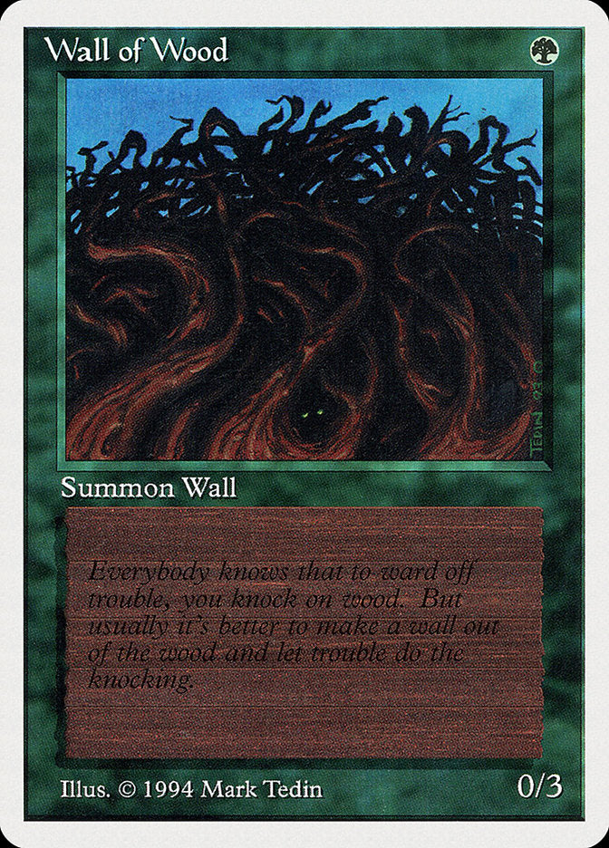 Wall of Wood [Summer Magic / Edgar] MTG Single Magic: The Gathering    | Red Claw Gaming
