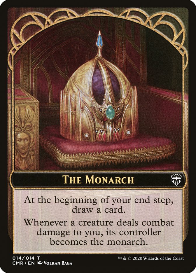 The Monarch // Spirit Double-Sided Token [Commander Legends Tokens] MTG Single Magic: The Gathering    | Red Claw Gaming