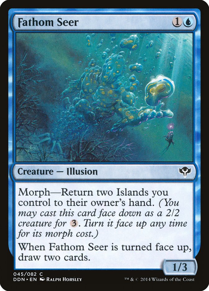 Fathom Seer [Duel Decks: Speed vs. Cunning] MTG Single Magic: The Gathering    | Red Claw Gaming