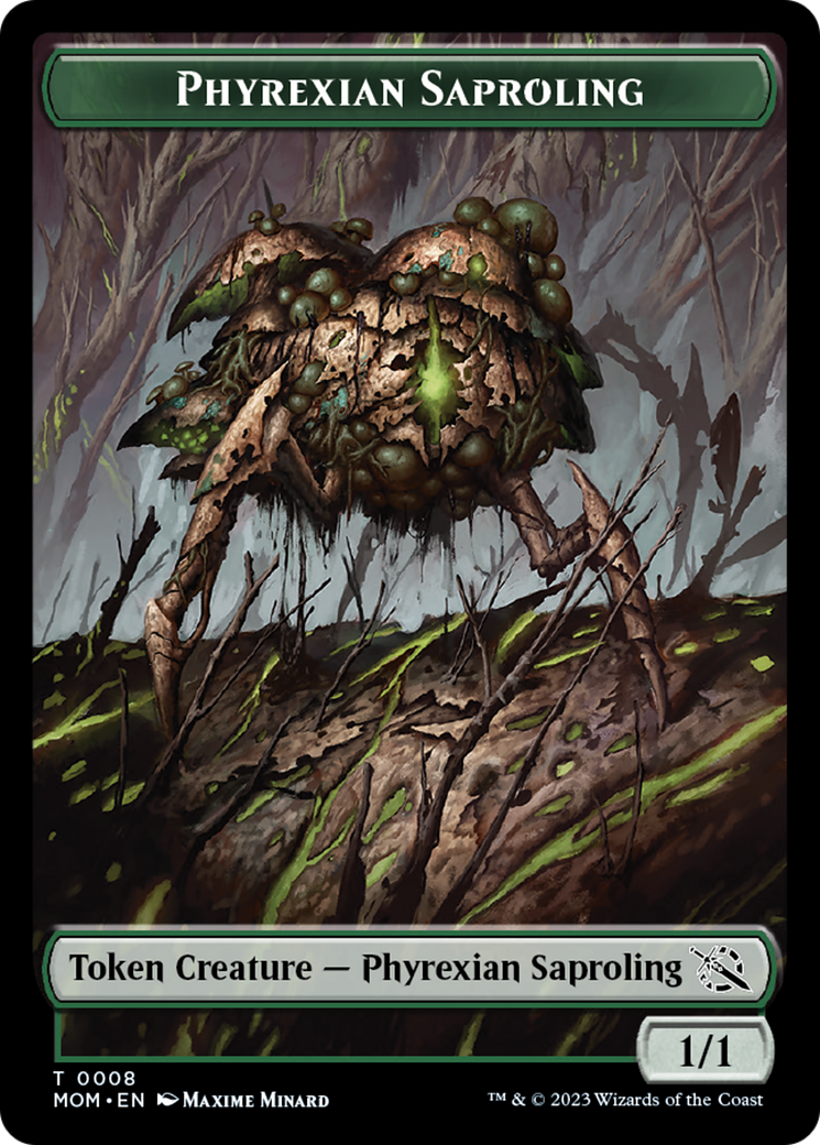First Mate Ragavan // Phyrexian Saproling Double-Sided Token [March of the Machine Tokens] MTG Single Magic: The Gathering    | Red Claw Gaming