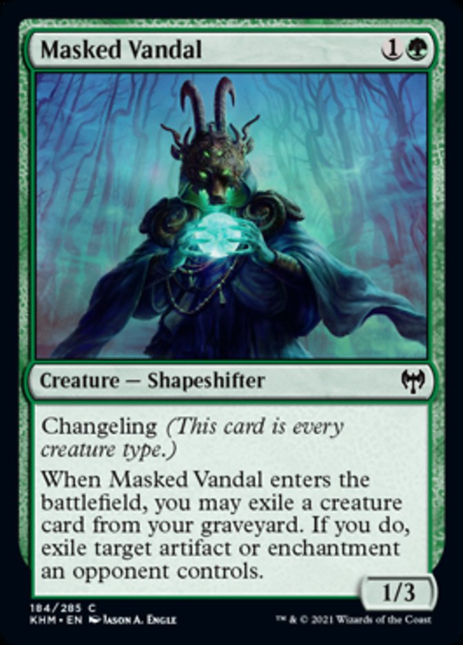 Masked Vandal [Kaldheim] MTG Single Magic: The Gathering    | Red Claw Gaming