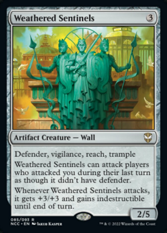 Weathered Sentinels [Streets of New Capenna Commander] MTG Single Magic: The Gathering    | Red Claw Gaming