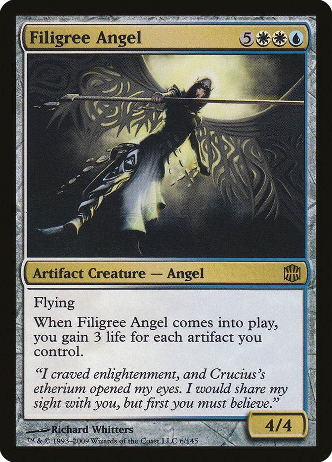 Filigree Angel [Alara Reborn] MTG Single Magic: The Gathering    | Red Claw Gaming