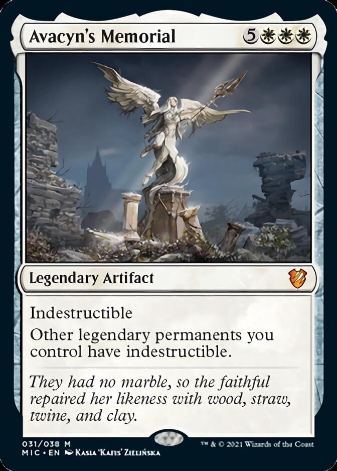 Avacyn's Memorial [Innistrad: Midnight Hunt Commander] MTG Single Magic: The Gathering    | Red Claw Gaming