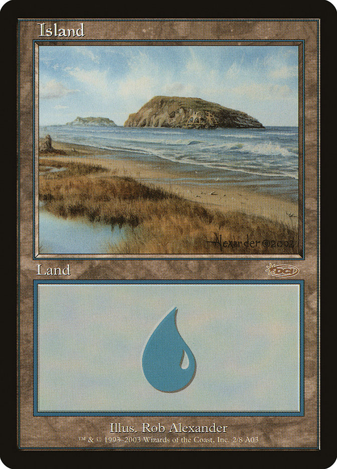Island (2) [Arena League 2003] MTG Single Magic: The Gathering    | Red Claw Gaming