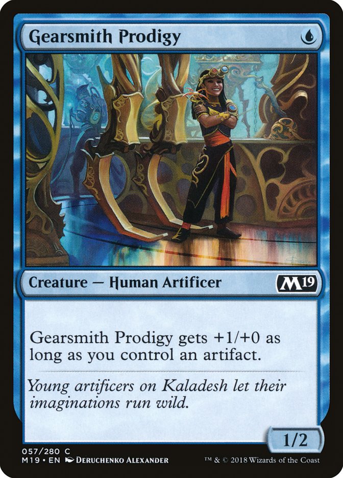 Gearsmith Prodigy [Core Set 2019] MTG Single Magic: The Gathering    | Red Claw Gaming