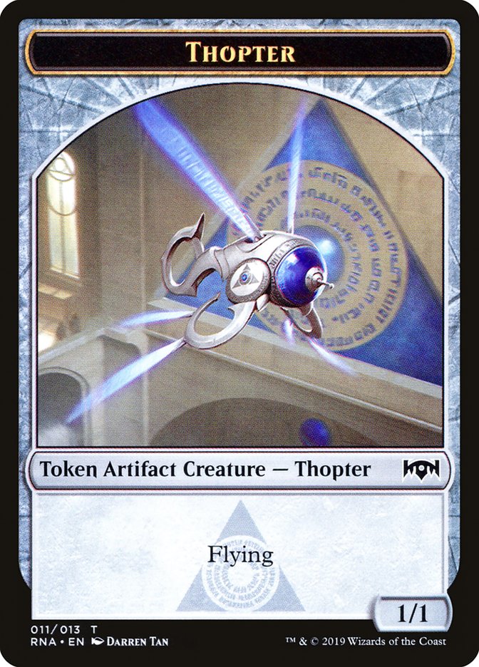 Thopter Token [Ravnica Allegiance Tokens] MTG Single Magic: The Gathering    | Red Claw Gaming