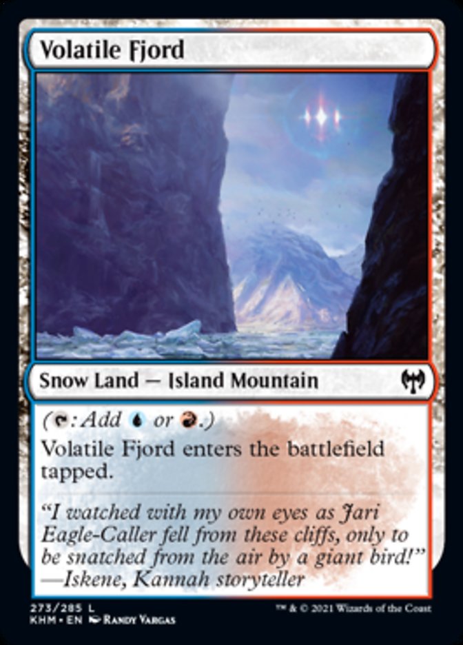 Volatile Fjord [Kaldheim] MTG Single Magic: The Gathering    | Red Claw Gaming