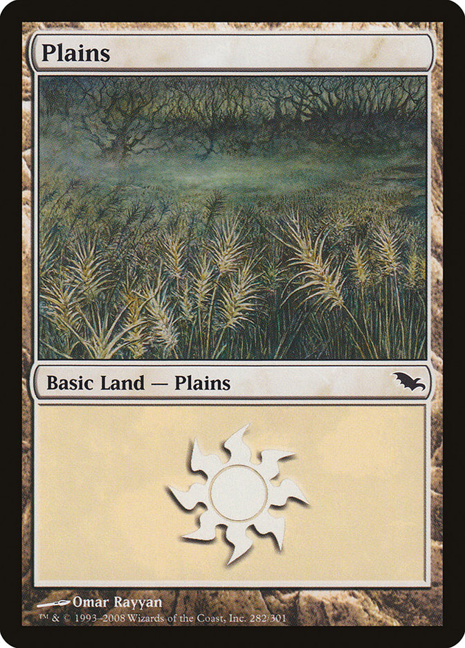Plains (282) [Shadowmoor] MTG Single Magic: The Gathering    | Red Claw Gaming
