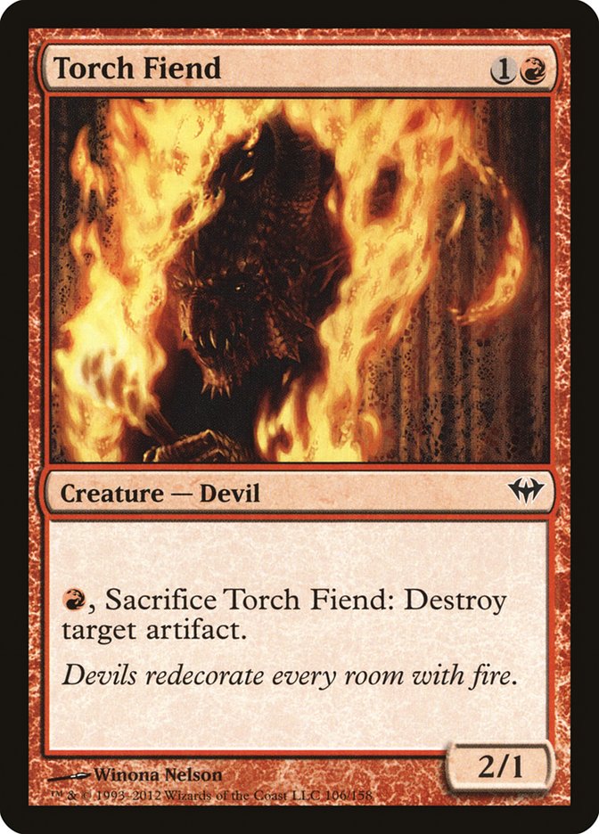 Torch Fiend [Dark Ascension] MTG Single Magic: The Gathering    | Red Claw Gaming