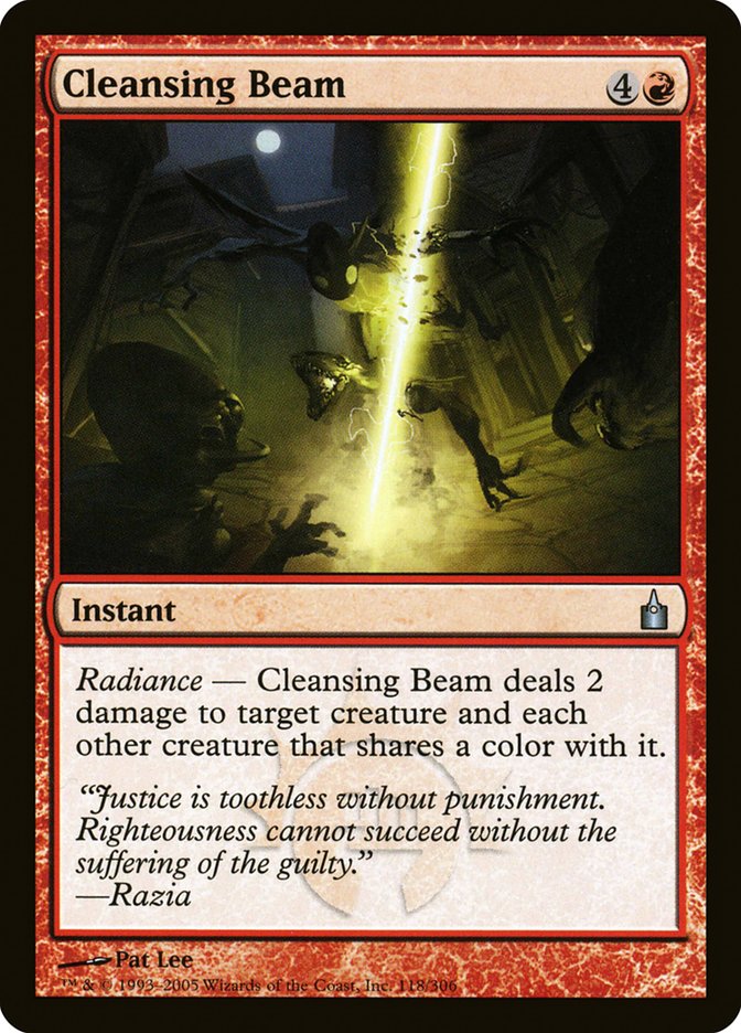 Cleansing Beam [Ravnica: City of Guilds] MTG Single Magic: The Gathering    | Red Claw Gaming