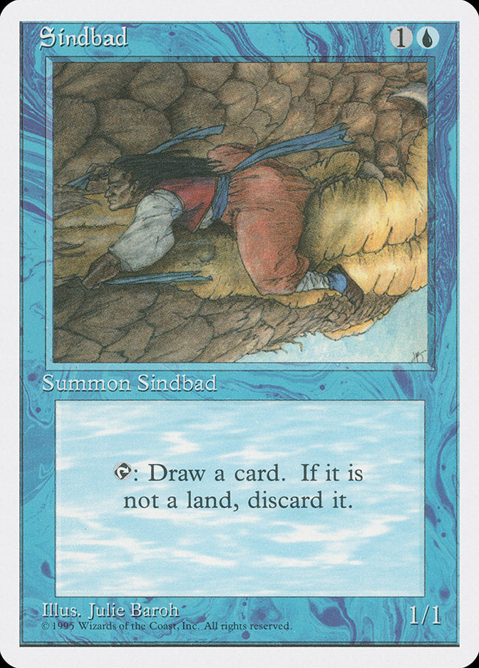Sindbad [Fourth Edition] MTG Single Magic: The Gathering    | Red Claw Gaming
