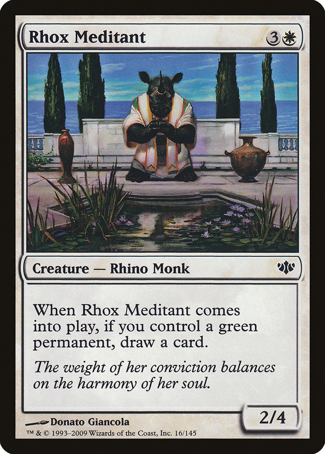 Rhox Meditant [Conflux] MTG Single Magic: The Gathering    | Red Claw Gaming