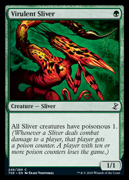 Virulent Sliver [Time Spiral Remastered] MTG Single Magic: The Gathering    | Red Claw Gaming