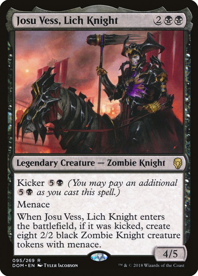 Josu Vess, Lich Knight [Dominaria] MTG Single Magic: The Gathering    | Red Claw Gaming