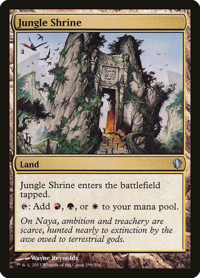 Jungle Shrine [Commander 2013] MTG Single Magic: The Gathering    | Red Claw Gaming