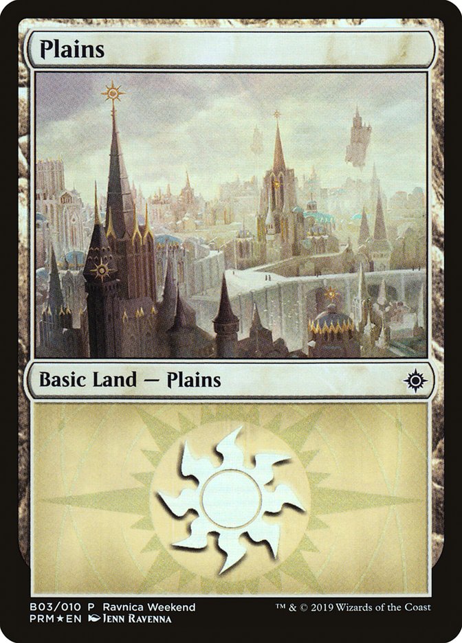 Plains (B03) [Ravnica Allegiance Guild Kit] MTG Single Magic: The Gathering    | Red Claw Gaming