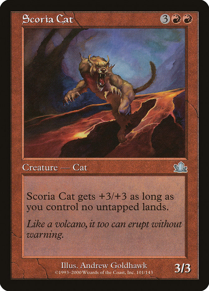 Scoria Cat [Prophecy] MTG Single Magic: The Gathering    | Red Claw Gaming