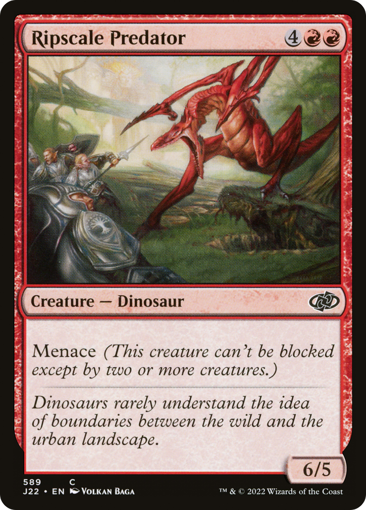 Ripscale Predator [Jumpstart 2022] MTG Single Magic: The Gathering    | Red Claw Gaming