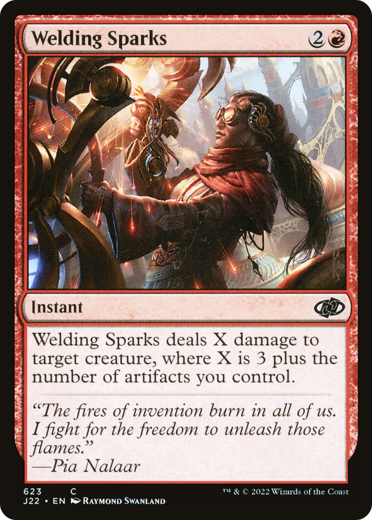Welding Sparks [Jumpstart 2022] MTG Single Magic: The Gathering    | Red Claw Gaming