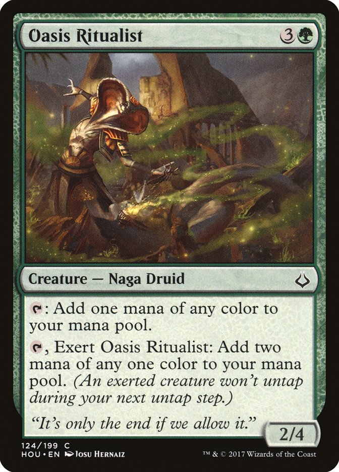 Oasis Ritualist [Hour of Devastation] MTG Single Magic: The Gathering    | Red Claw Gaming