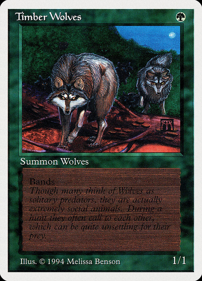 Timber Wolves [Summer Magic / Edgar] MTG Single Magic: The Gathering    | Red Claw Gaming