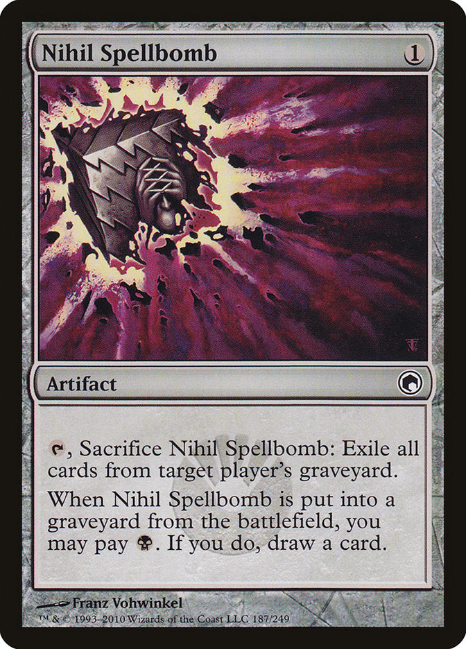 Nihil Spellbomb [Scars of Mirrodin] MTG Single Magic: The Gathering    | Red Claw Gaming