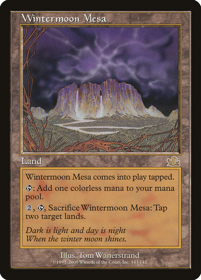 Wintermoon Mesa [Prophecy] MTG Single Magic: The Gathering    | Red Claw Gaming
