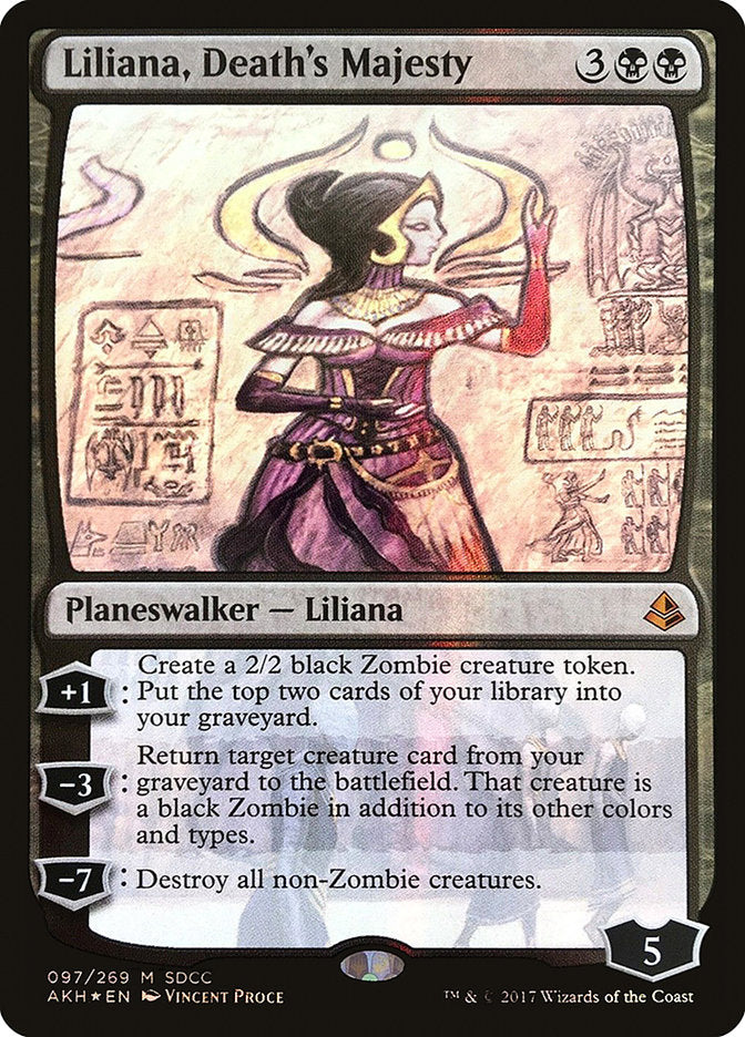 Liliana, Death's Majesty [San Diego Comic-Con 2017] MTG Single Magic: The Gathering    | Red Claw Gaming