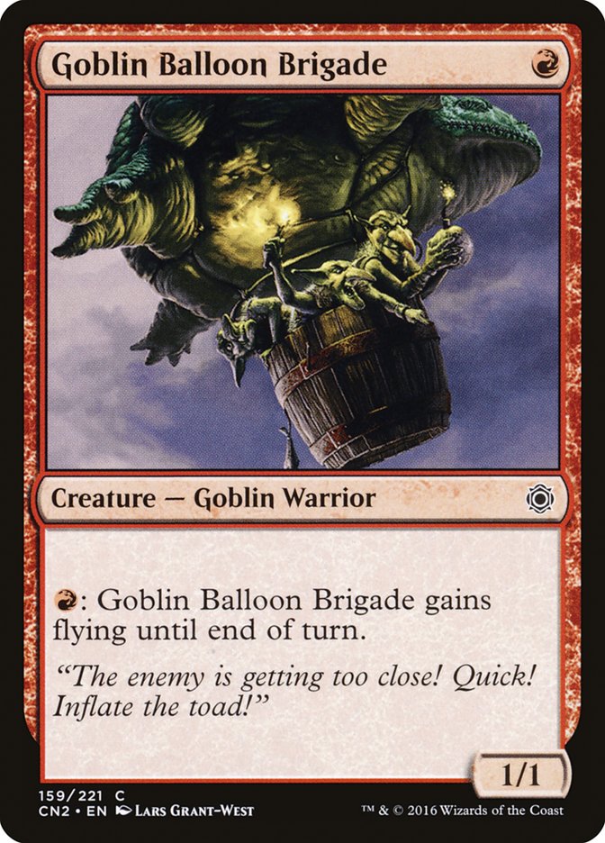 Goblin Balloon Brigade [Conspiracy: Take the Crown] MTG Single Magic: The Gathering    | Red Claw Gaming