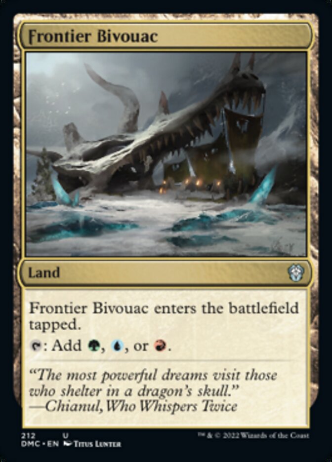 Frontier Bivouac [Dominaria United Commander] MTG Single Magic: The Gathering    | Red Claw Gaming