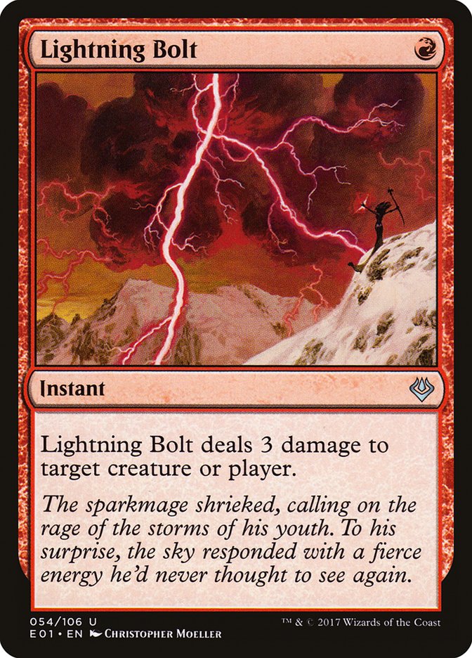Lightning Bolt [Archenemy: Nicol Bolas] MTG Single Magic: The Gathering    | Red Claw Gaming