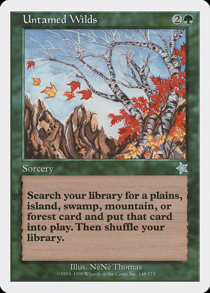 Untamed Wilds [Starter 1999] MTG Single Magic: The Gathering    | Red Claw Gaming