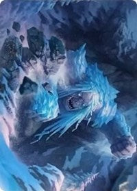 Icehide Troll Art Card [Kaldheim Art Series] MTG Single Magic: The Gathering    | Red Claw Gaming