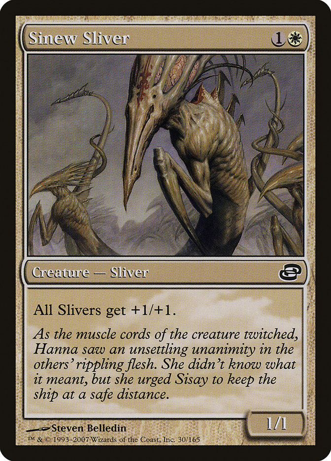 Sinew Sliver [Planar Chaos] MTG Single Magic: The Gathering    | Red Claw Gaming